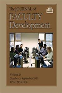 ePub The Journal of Faculty Development: Volume 24, Number 3, September 2010 download