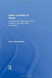 ePub Index to Poetry in Music download