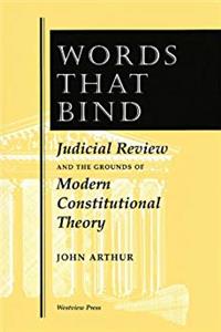 ePub Words That Bind: Judicial Review And The Grounds Of Modern Constitutional Theory download